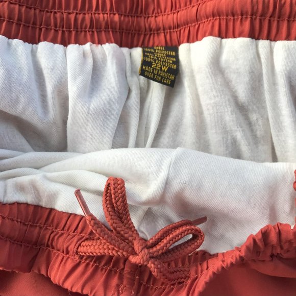 Vintage 80's 90's Fall Leaf Pattern Autumnal Windbreaker Jacket & pants-22W - Picture 9 of 12